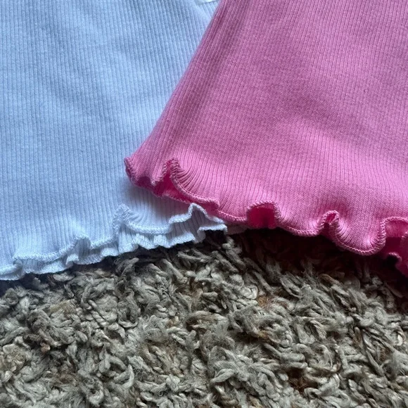 NWT *Set of 2* Girls Garanimals Tank Tops; Pink/White; Size 3T - Picture 6 of 8